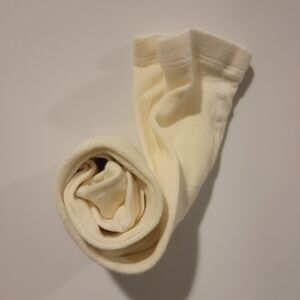 Condor Plain Stitch Cotton Tights In Cream, Size 2